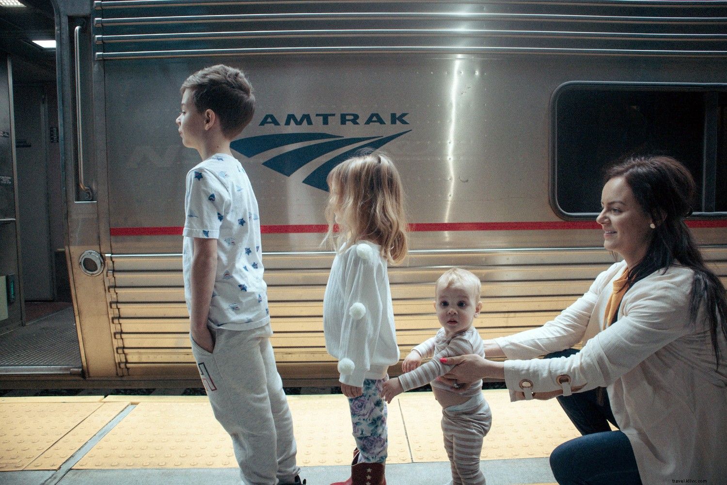 Repensando a viagem:pegando o trem automotivo com crianças 